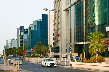 バーレーンの首都マナーマのとても美しい街並みBeautiful view of Manama, the capital of Bahrain