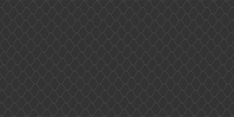 Wire mesh fence isolated on white background. Mesh texture for fishing nets. Seamless black pattern for sportswear or soccer goal, volleyball net, basketball hoop, hockey, athletics. © Isma