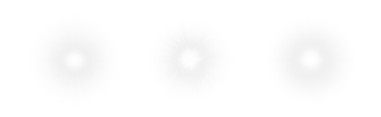 Dynamic camera flash PNG Overlay isolated on transparent background with sparkling highlights and luminous glow