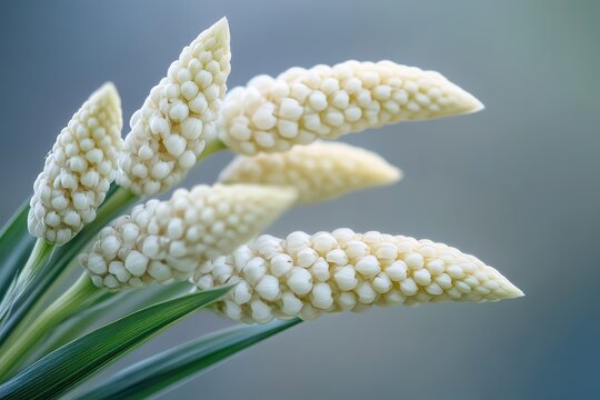 Delicate display of misbode setaria in soft hues