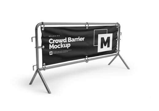 Crowd Barrier Mockup