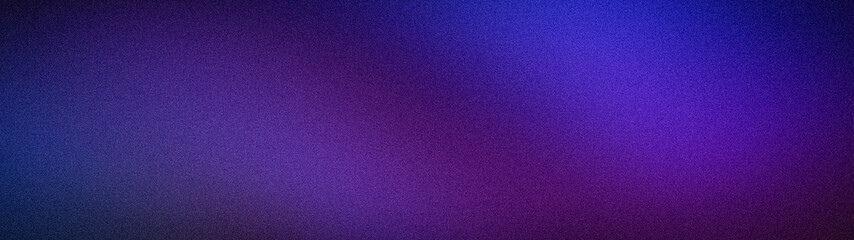 Fototapeta premium Deep blue and purple moody grainy gradient background with dark aesthetic mesh texture