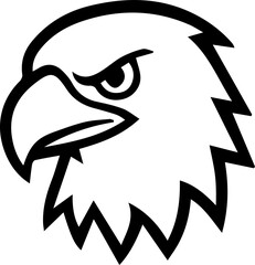 eagle black abstract silhouette illustration