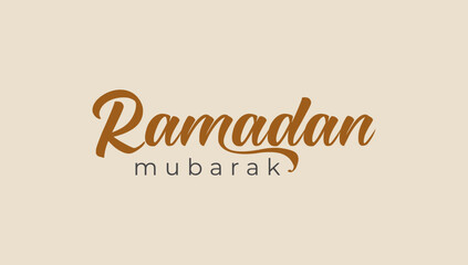 Festive greeting design wishing Blessed Ramadan Mubarak, celebrating faith, prayer, reflection, charity, and Islamic spiritual devotion.