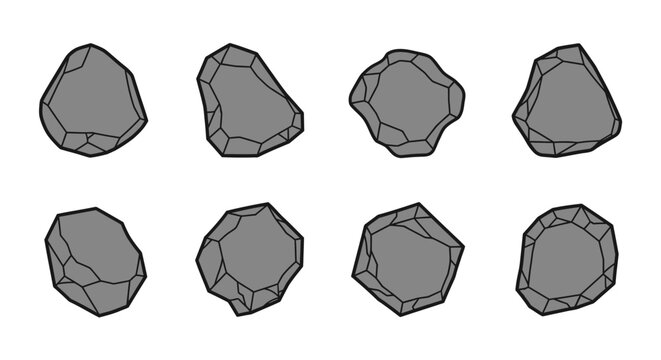 Core stone tools. Prehistoric lithic artifacts