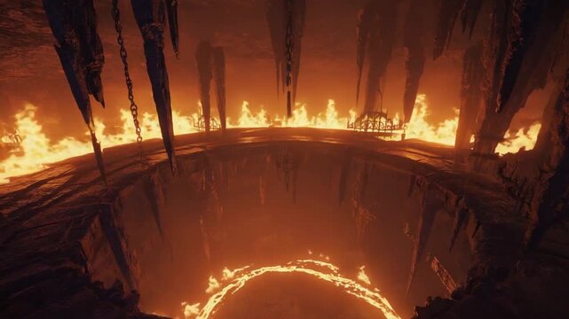 Rings of Hell. Descent into Hell.