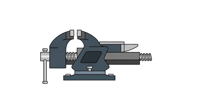 Bench Vice Tool Clamp Industrial Equipment.