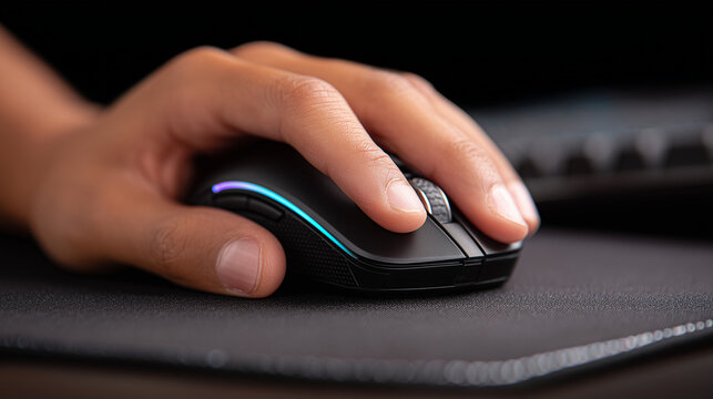 Hand, Computermaus, Maus, Klick, B&uuml;ro, Arbeitsplatz, Schreibtisch, PC, Computer, Homeoffice, Digitalisierung, Online, Internet, E-Commerce, Business, Arbeit, Technologie, Technik, Bedienung, Steuerung