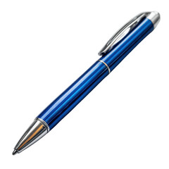 ballpoint pen blue with transparent background 