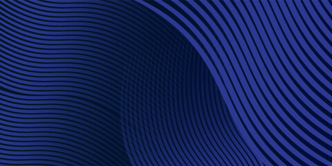 Naklejka premium Premium background design with diagonal dark blue lines pattern. Vector horizontal template for digital luxury business banner