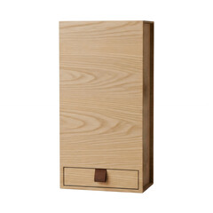 A vintage wooden book with a unique design and a hidden secret compartment.