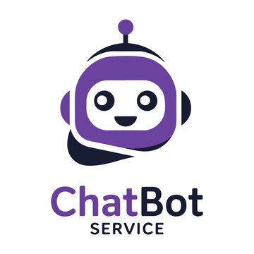 flat chatbot support icon set