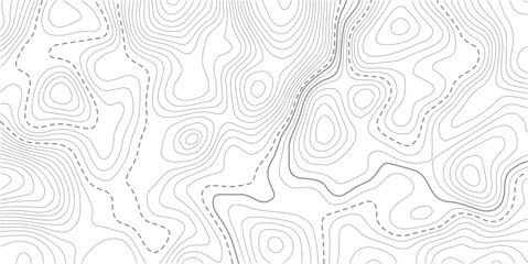 Abstract pattern with lines seamless pattern and topography.Light topographic topo contour map background, geographic grid map.Topographic map lines background. Abstract vector illustration. © MDSOHEL