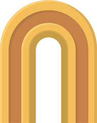Fototapeta premium Abstract arch shape graphic design element