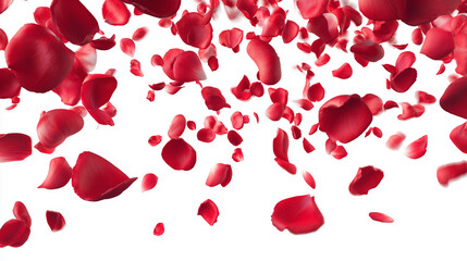 舞い落ちるバラのイメージ