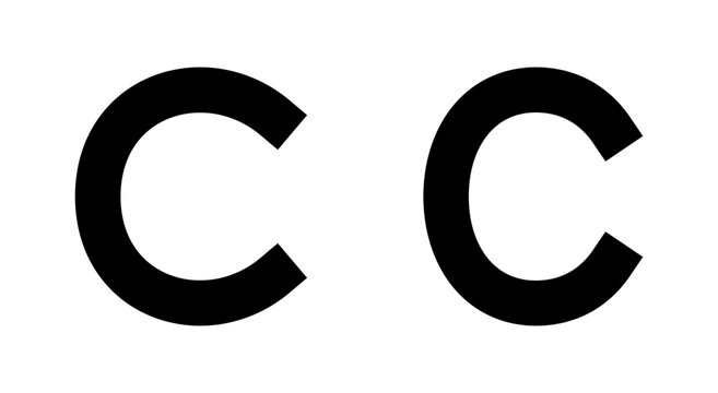 Copyright icon symbol for apps and websites. copyright sign and symbol