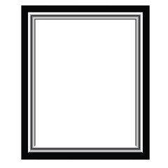 Creative Ornate Frame Decoration Design Luxury border isolated on transparent background for greeting and invitation cards, certificates