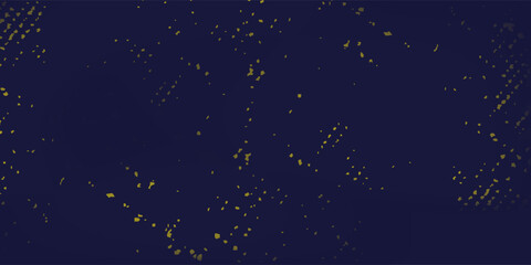 Fototapeta premium Abstract yellow-blue frame on a dark background. Sporty design in grunge illustratiions picture old