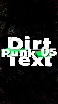 Dirt Text Transition 05 Vertical