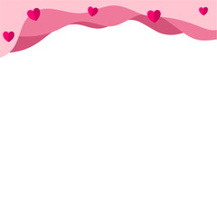 Fototapeta premium Border Love Valentine