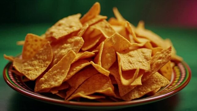 nachos and salsa