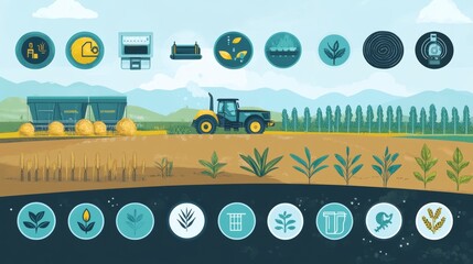 sustainable agriculture practices modern farm life