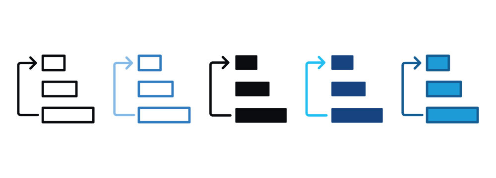 Prioritization Icon Set Multiple Style Of