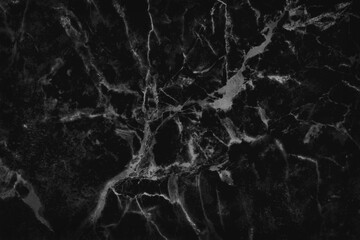 Naklejka premium Black gray marble texture background with high resolution, counter top view of natural tiles stone in seamless glitter pattern and luxurious.