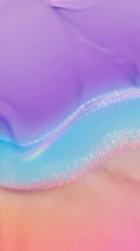 Hypnotic Light Refraction Showcasing the mesmerizing interplay of light and color with smooth transitions and nuanced edge distortion.