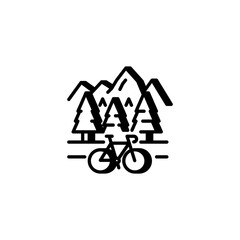 Mountain Bike Adventure Icon