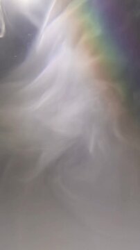 Science of Light Artistic depiction of diffraction and refraction in a misty medium