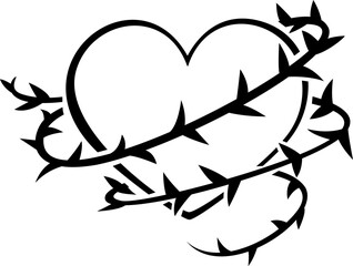 Obraz premium Heart Wire Wrapped