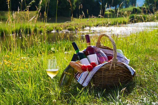 Picknick wein