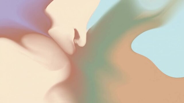 Ambient Color Wash A harmonious play of diffuse and rich hues softly undulating and diffusing, ideal for serene background visuals.