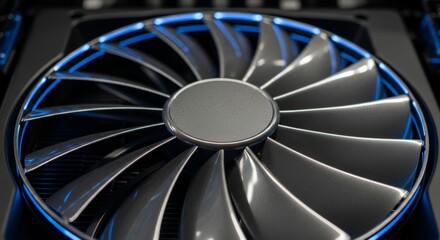 High Performance Computer Graphics Card Fan.