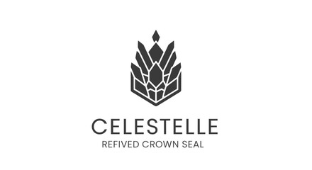Fototapeta premium Modern geometric logo design for Celestelle