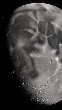 High-Definition View of the Moon's Surface with Tycho Crater