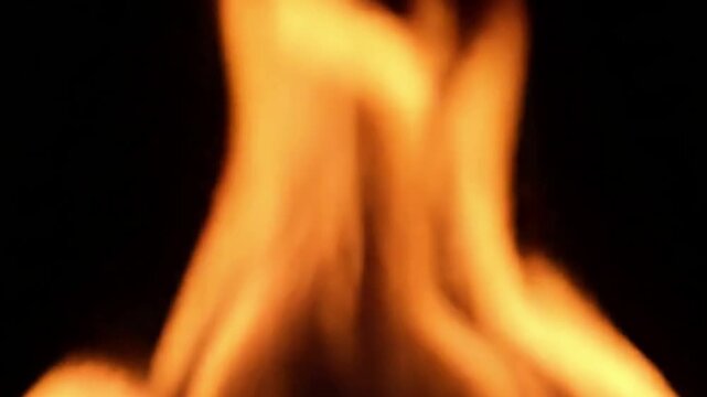 Golden Flicker Dynamic macro shot of a small fire or wick burning, with the flames dancing and shifting, enhanced by a subtle, golden backlight that outlines their edges, on an uncluttered backdrop.
