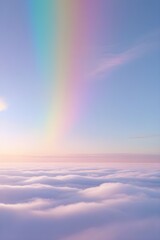 Fototapeta premium rainbow in the sky background