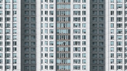 Fototapeta premium a modern high rise building facade 
