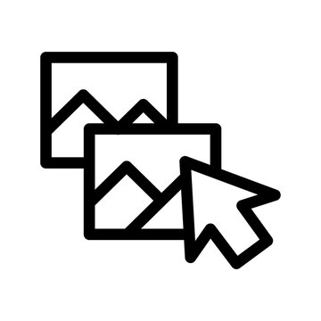 Parallax Scrolling Icon Vector Symbol Design Illustration