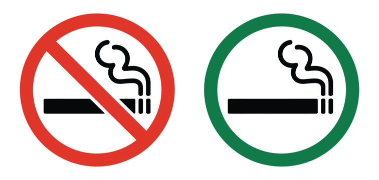 Stop do not smoke sign, smoke-free zone, including electronic cigarettes, forbidden cigarette tobacco area, no smoking vector illustration.