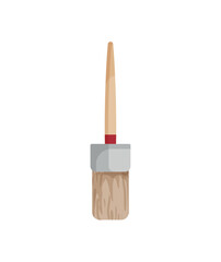 Vector illustration of a paint brush tool.