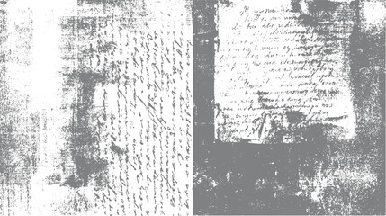 Fototapeta premium Faded grey textured background with handwritten script overlay white grunge distressed