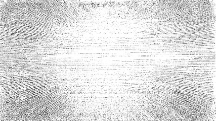 Obraz premium Black and white abstract texture with radiating lines and dots pattern