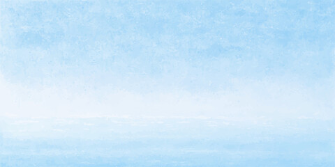 A beautiful abstract blue grunge background captures a bright summer day with white fluffy clouds drifting through a clear heaven-like atmosphere under light cirrus textures © Jui