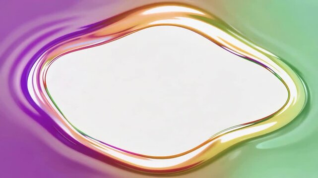 Vibrant Abstract Colorful Frames Fluid Shapes In Motion.