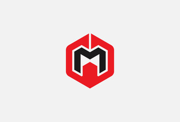 Letter MW Logo, Initial MW Hexagonal design logo inspiration, vector illustration