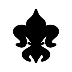 Fleu De Lis Icon Vector Symbol Design Illustration © yandirs