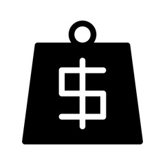 Obraz premium Debt Icon Vector Symbol Design Illustration